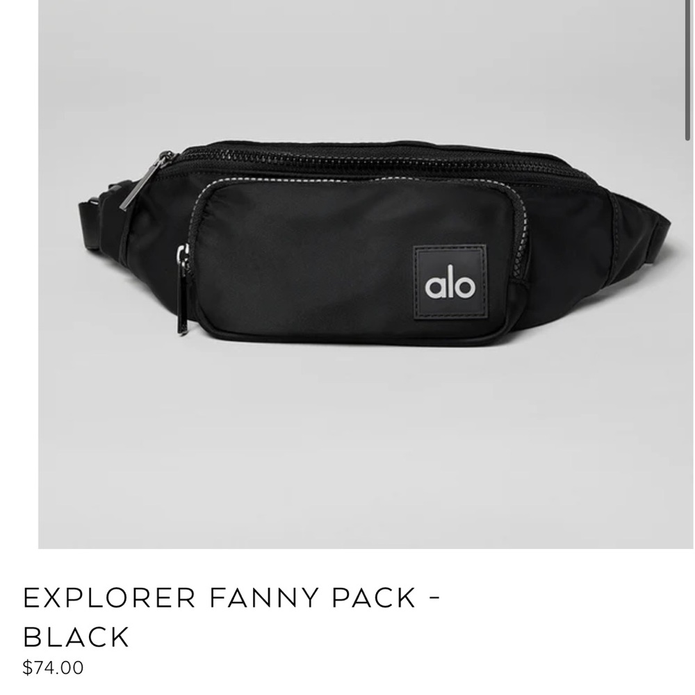 Alo Yoga Explorer Fanny Pack - Black (perfect condition 💕)